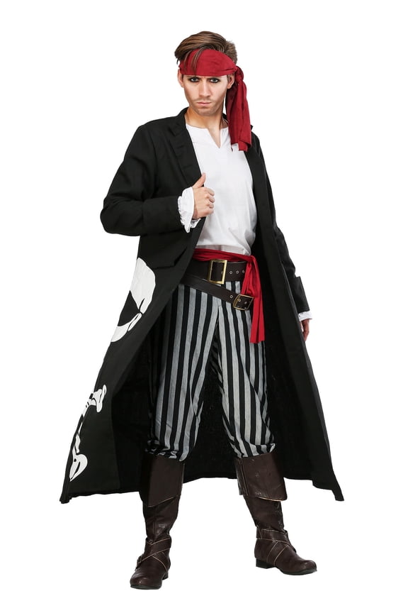 Pirate Flag Captain Mens Costume