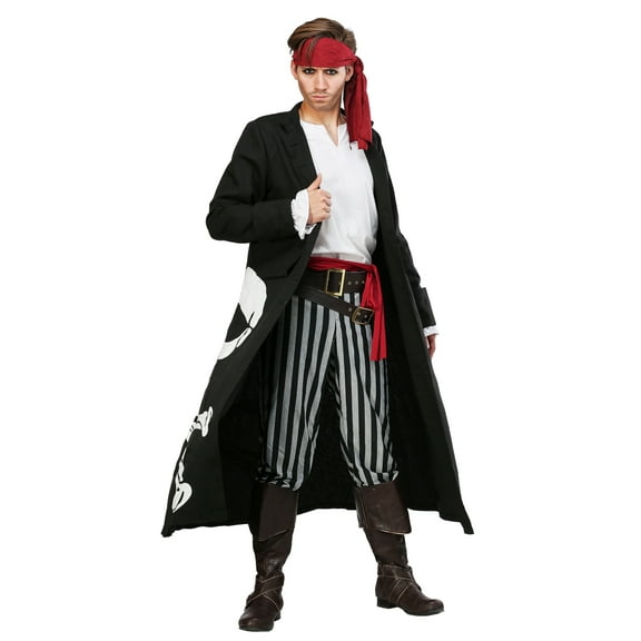 Pirate Flag Captain Plus Size Mens Costume