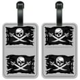 thumbnail image 1 of Pirate Flag - Luggage ID Tags / Suitcase Identification Cards - Set of 2, 1 of 5