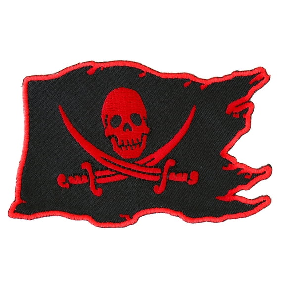 Pirate Flag Skull and Crossed Swords Patch
