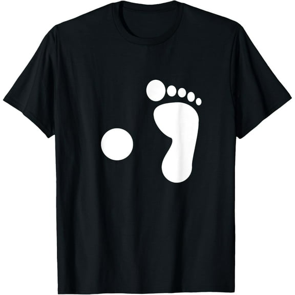 Pirate Footprint T-Shirt Peg Leg T-Shirt