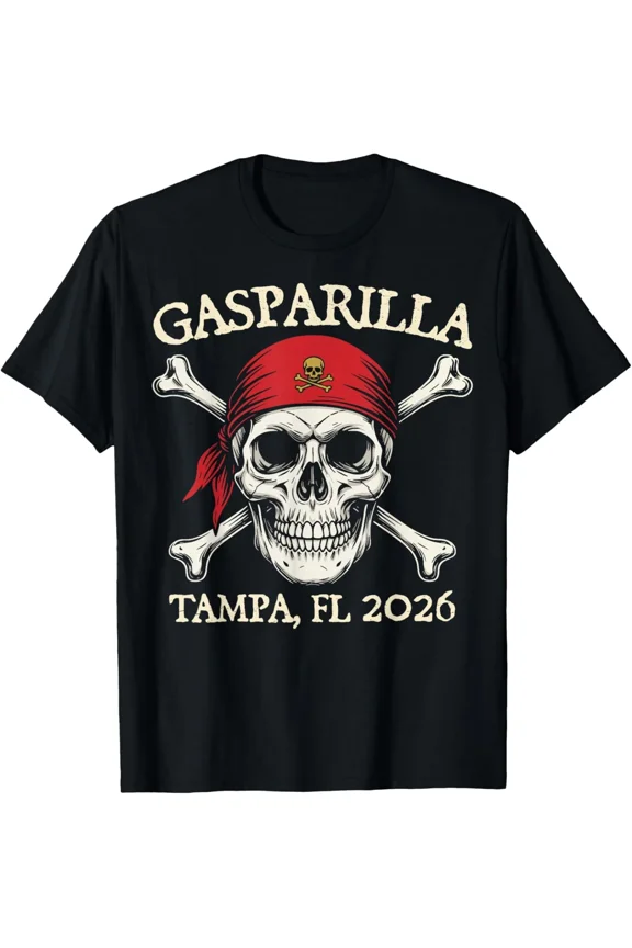 Pirate Gasparilla 2026 Tampa Florida Festival Party Design Unisex T-Shirt NM2958, S-5XL