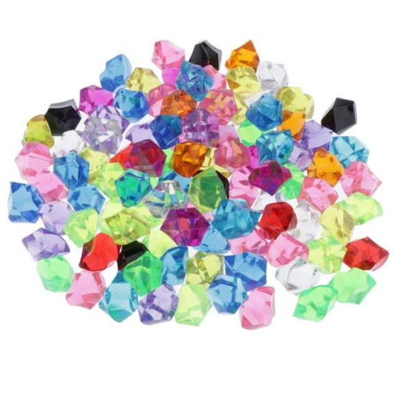 Pirate Gemstones With Plastic Gold Coins Pirates Party Game Play Set Toys D