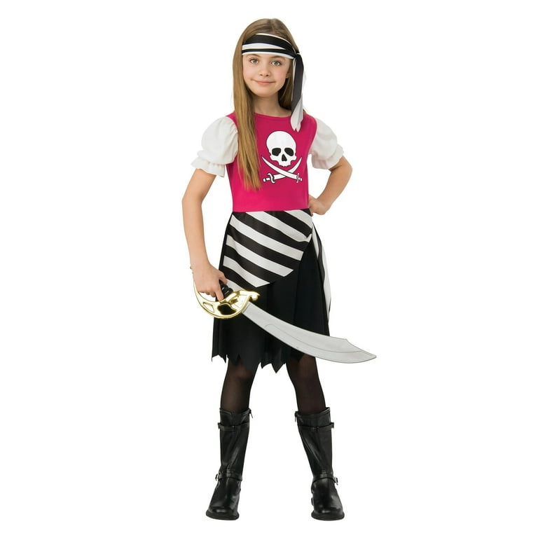 Skull and Crossbones Pirate Girl Costume Skull and Crossbones Pirate Girl Costume
