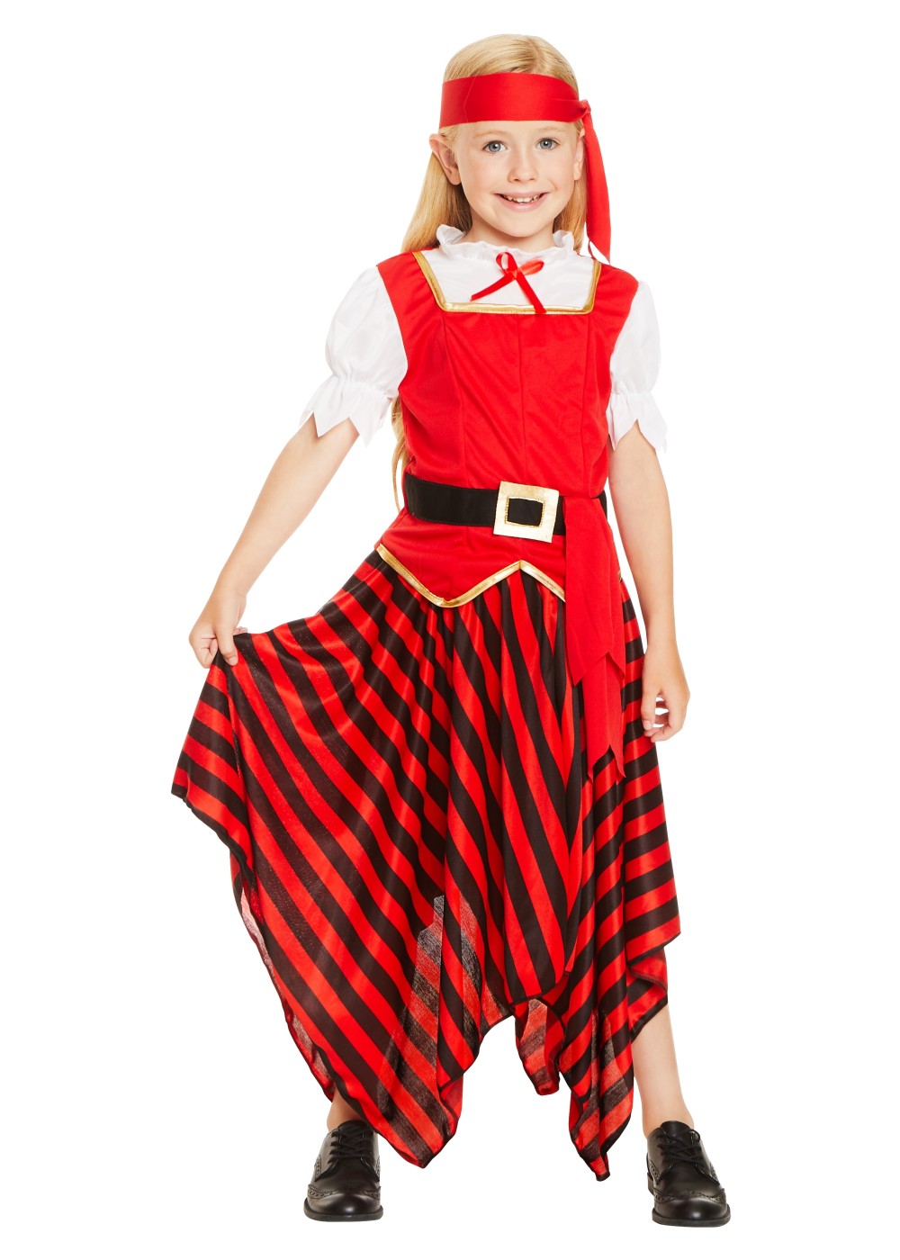 Seven Seas Pirate Swashbuckler Girl s Costume Large 7 8 Walmart