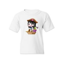 Pirate Girl T-Shirt Juniors -Image by Shutterstock,  Medium