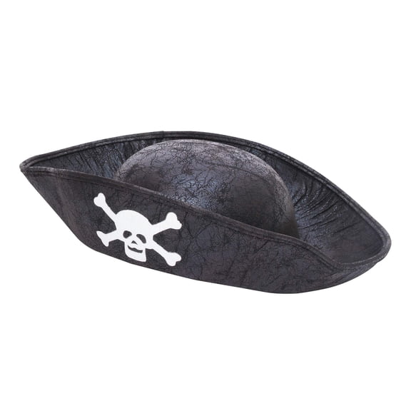 Pirate Hat Black Childs Size Hats Unisex One Kids Fancy Dress Party Book Week Halloween