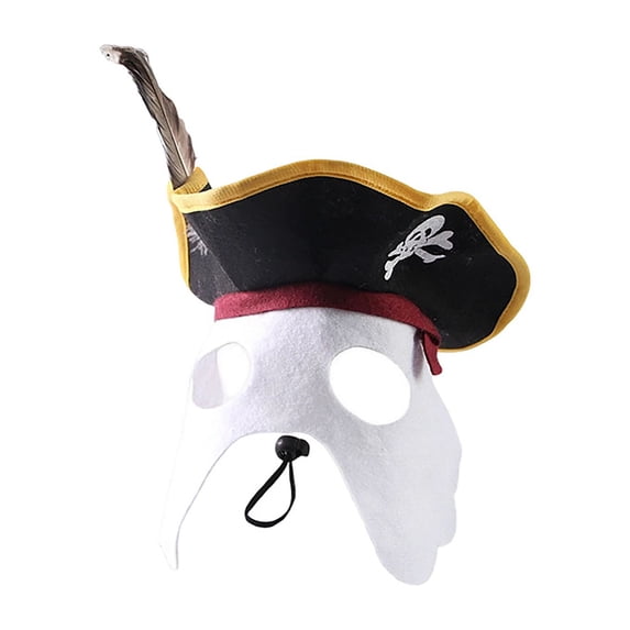 Pirate Hat for Dogs and Cats, Funny Caribbean Style Pet Hat for Halloween Party and Cosplay