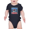 thumbnail image 1 of Pirate Hippo Captain Text  Bodysuit Infant -Image by Shutterstock,  24 Months, 1 of 4