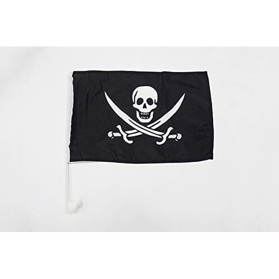 Pirate Jack Rackham Car Flag 18'' x 12''