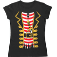 thumbnail image 1 of Pirate Jacket Tuxedo Women's T-shirt | Cruise Trip Theme Park Pool Halloween Costume Accessory | XL, Black, 1 of 5