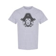thumbnail image 1 of Pirate Lion Design T-Shirt Men -Image by Shutterstock, Male 3X-Large, 1 of 2