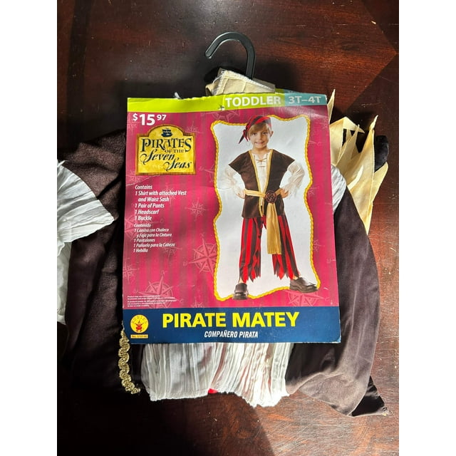 Pirate Matey Toddler Halloween Dress Up / Role Play Costume