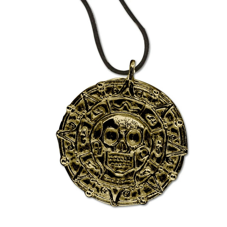 Real pirate shop coin necklace