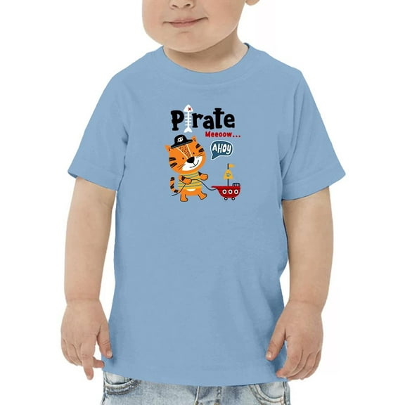 Pirate Meeoow... T-Shirt Toddler -Image by Shutterstock, 5 Toddler