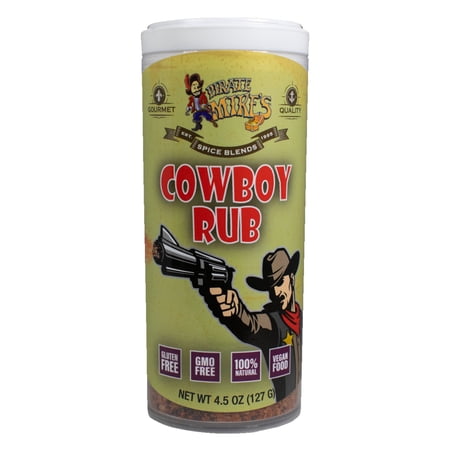 Pirate Mike's Cowboy Rub Medium 4.5 oz