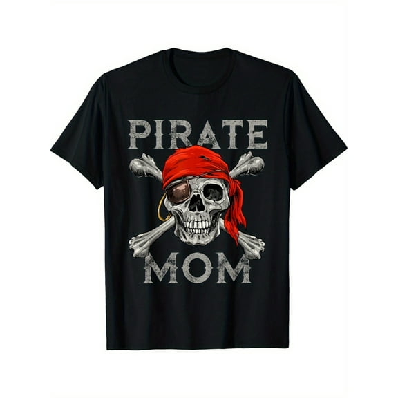 Pirate Mom T-shirt Halloween T-shirt