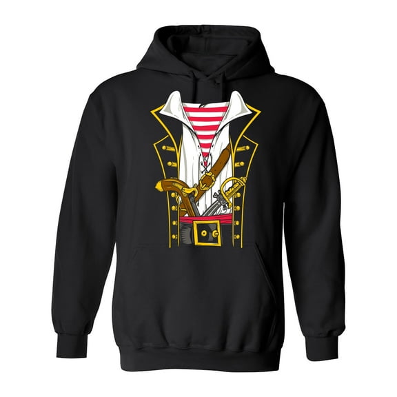 Pirate Outfit Sarcastic Humor Novelty Funny Men's Hoodies