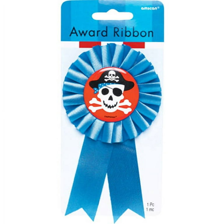Pirate Party 'Pirates Treasure' Guest of Honor Ribbon (1ct)