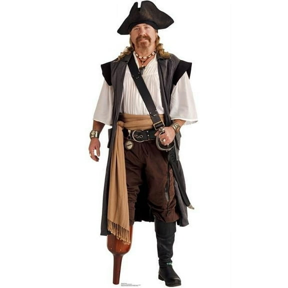 Pirate Peg Leg Cardboard Standup 76 x 29 in.