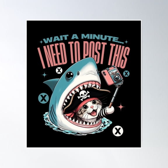 Pirate Post Poster Wall Art, Modern Wall Decor, 30x30 UNFRAMED