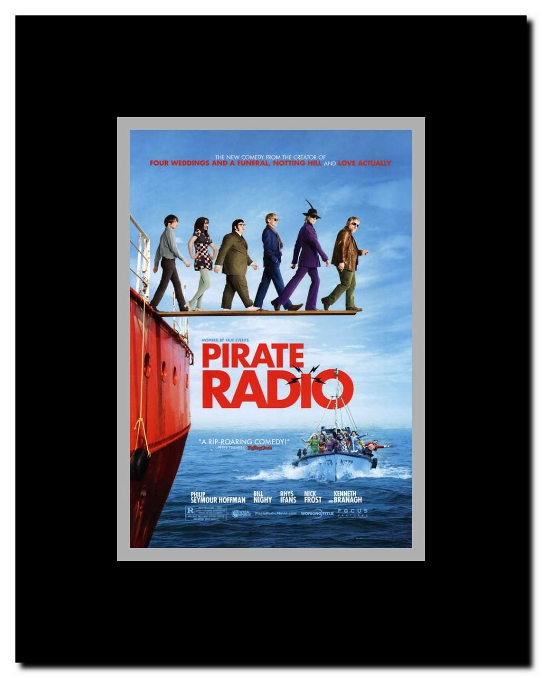 Pirate Radio Framed Movie Poster