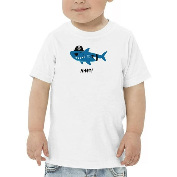 Pirate Shark, Ahoy! T-Shirt Toddler -Image by Shutterstock,  2 Toddler