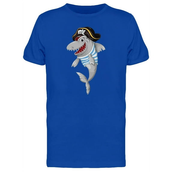 Pirate Shark Doodle Tee Men's -Image by Shutterstock