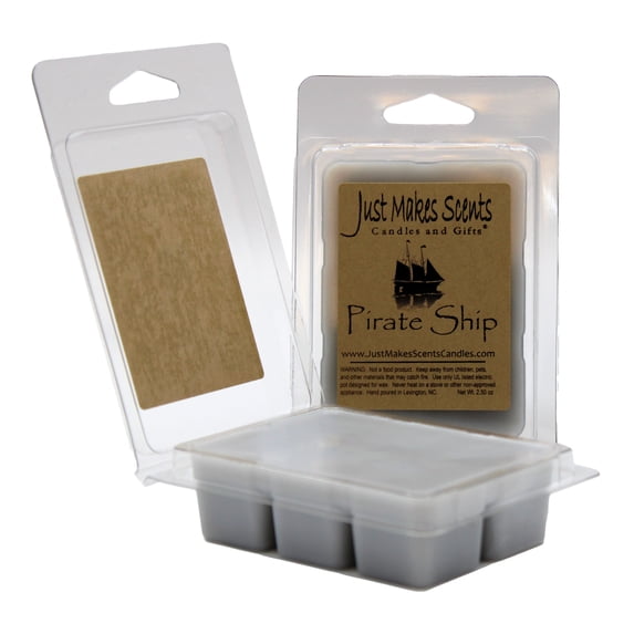 Pirate Ship 2-Pack Homemade Soy Wax Melts -Just Makes Scents Candles & Gifts