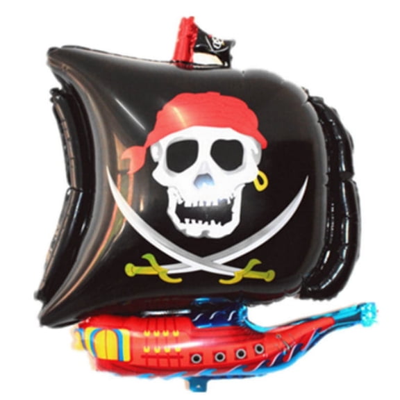 Pirate Ship Balloon Large Pirate Ship Mylar Foil Balloon