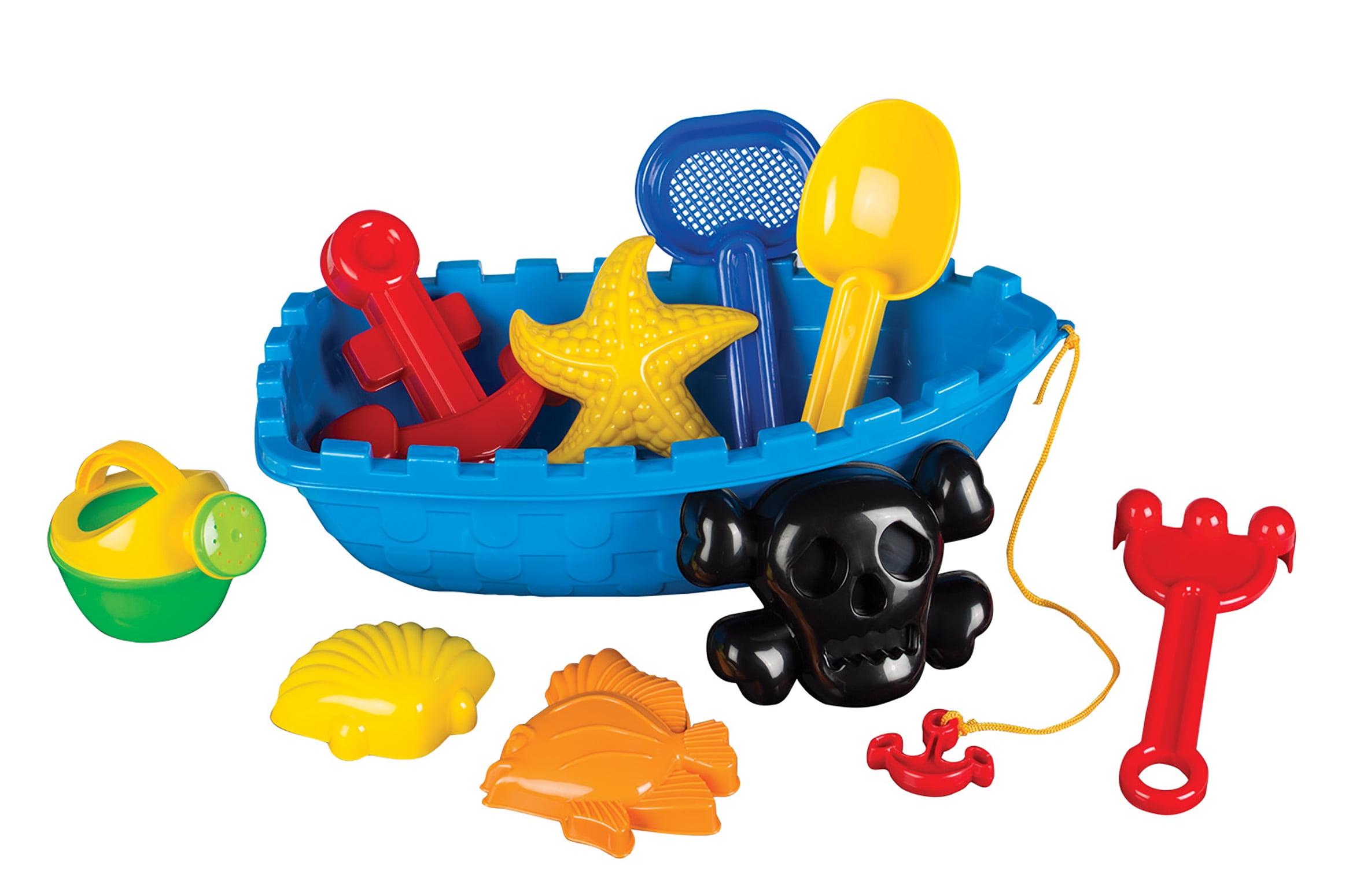 TOYSMITH Pirate Ship Beach Toys Set