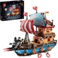 thumbnail image 1 of Pirate Ship Building Kit (916 Pcs) with LED Lights Standard Brick Compatible Creative Pirate Toy Model Ideal Gift, & 12 (Birthday Christmas Party), 1 of 7