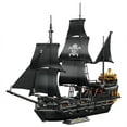 thumbnail image 1 of Pirate Ship Building Mini Blocks Kit, Blck Pearl Pirate Ship Building Toys for Adults, Toys Gift for Kids Boys 8-12, Not Compatible with Lego Pirate Ship Set, 1424 PCS, 1 of 7