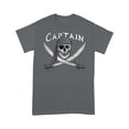 thumbnail image 1 of Pirate Ship Captain Skull & Cutlasses Jolly Roger T-Shirt, 1 of 4