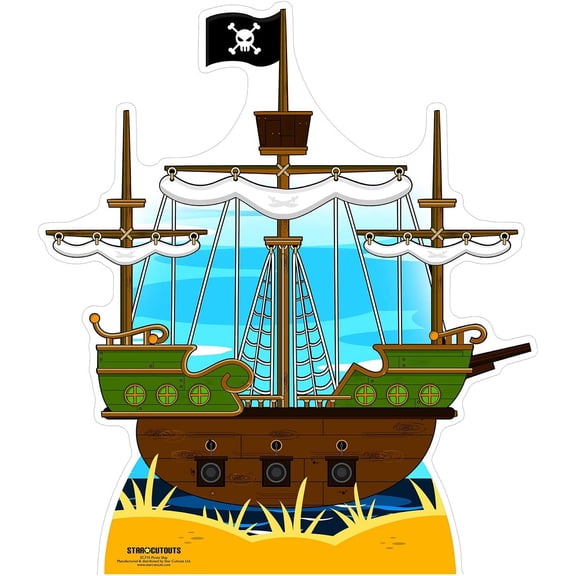 Pirate Ship Cardboard Cutout Cardboard Cutout