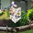 thumbnail image 1 of Pirate Ship Flowers Leaves Garden Flag 18" x 12.5" Double Sided Yard Lawn Outdoor Decor Small Yard Flags, 1 of 6