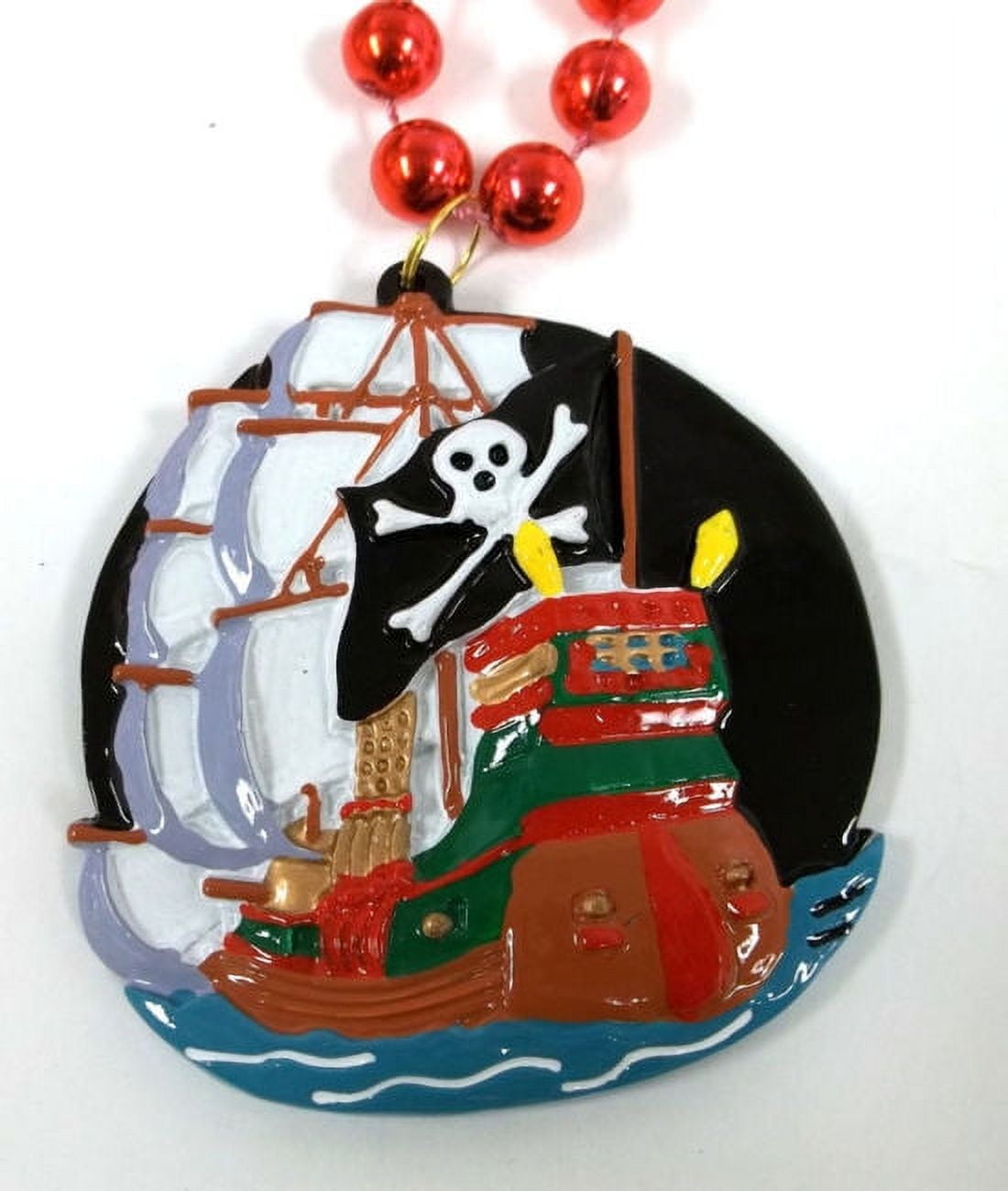 Pirate Ship Jolly Roger Skull Crossbones Gasparilla Mardi Gras