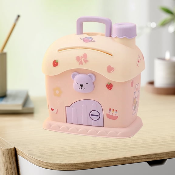 Pirate Ship Money Bank, Children's Savings Jar, Boys' Birthday Gift Deposit Box, Cute Plastic Coin Bank, Portable Kids' Money Saving Box