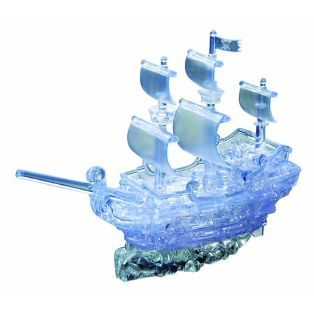 Deluxe 3D Crystal Puzzle - Clear Pirate Ship