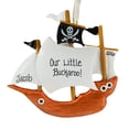 thumbnail image 1 of Pirate Ship Personalized Christmas Ornament , Kids Christmas Ornament, Christmas Decoration for Tree, Christmas Tree Ornament, 1 of 1