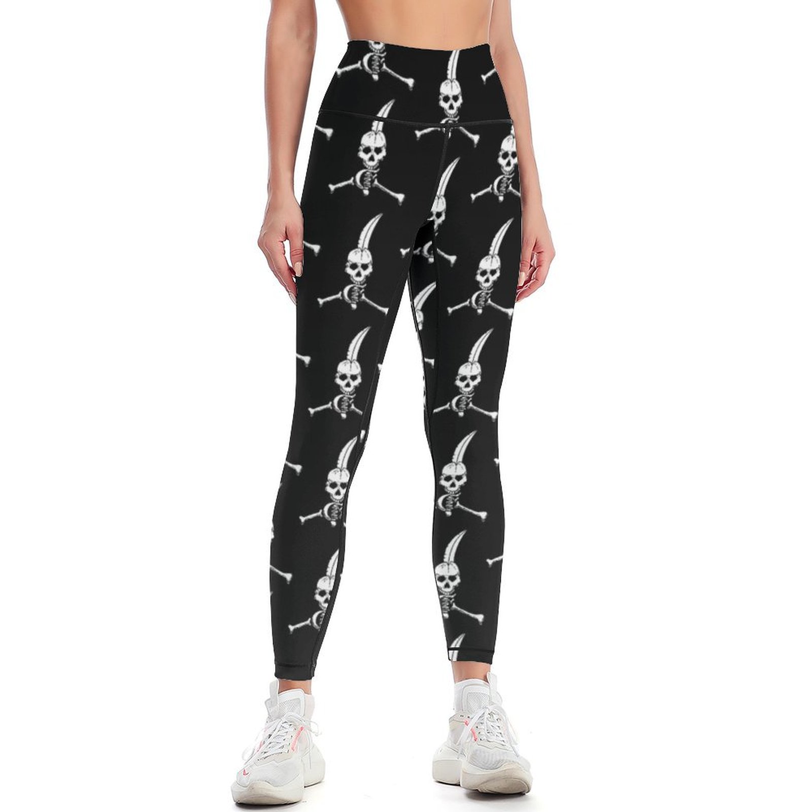 Pirate Pattern Print Women Leggings