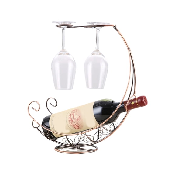 Pirate Ship Wine Rack Metal Art Display For Home Decoration Glass Bottle Holder