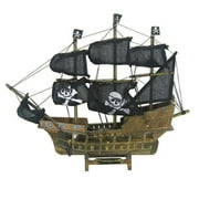 Pirate Ship Wood 13 X 11.25 Nautical Maritime Boat Decor
