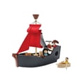 thumbnail image 1 of PlanToys® Pirate Ship Wooden Montessori Imaginative and Fine Motor Play Set | Creativity, Coordination and Storytelling Development Activity | Eco Friendly Adventure Boat Toy, 1 of 10