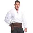 thumbnail image 1 of Pirate Shirt White Adult Xl, 1 of 1