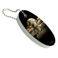 thumbnail image 1 of Pirate Skull Crossed Swords Cutlasses Ocean Moon Floating Keychain Oval Foam Fishing Boat Buoy Key Float, 1 of 4