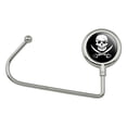 thumbnail image 1 of Pirate Skull Crossed Swords Jolly Roger Purse Bag Hanger Holder Hook, 1 of 4