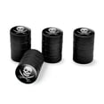 thumbnail image 1 of Pirate Skull Crossed Swords Jolly Roger Tire Rim Wheel Aluminum Valve Stem Caps, 1 of 3