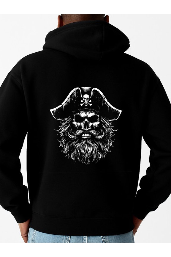 Pirate Skull Hoodie funny hoodies fire skeleton men sweater hoodie black Sporty Athletic Hoodie For Fall & Winter streetwear fire idk Vintage Unisex Shirt Graphic Tee tshirts