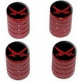 thumbnail image 1 of Pirate Swords Tire Rim Wheel Aluminum Valve Stem Caps, Multiple Colors, 1 of 1